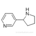 피리딘, 3- (2- 피 롤리 디닐) - CAS 5746-86-1